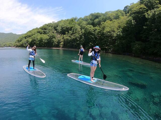 夏季 SUP 支笏湖 千岁川