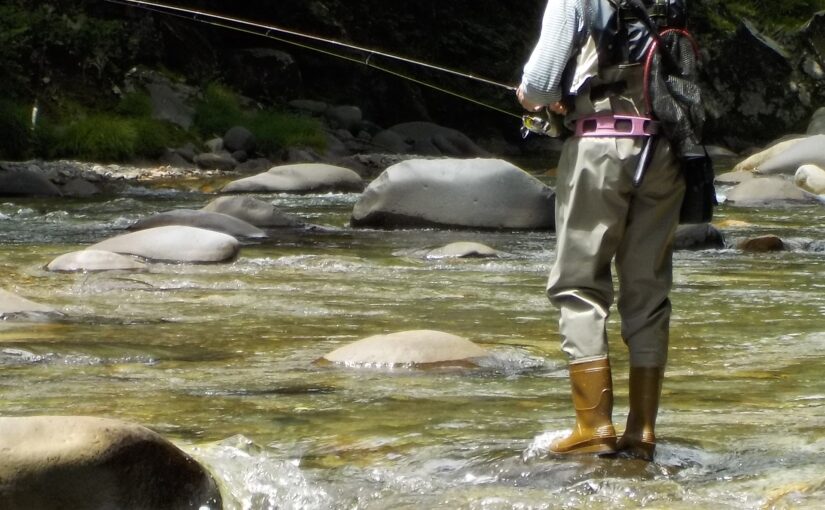 北海道　渓流釣り