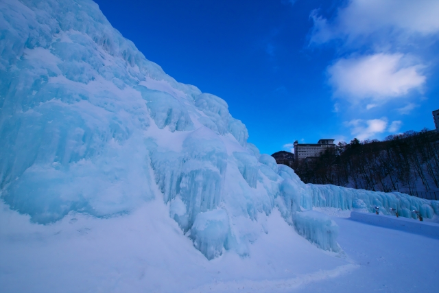 層雲峡温泉