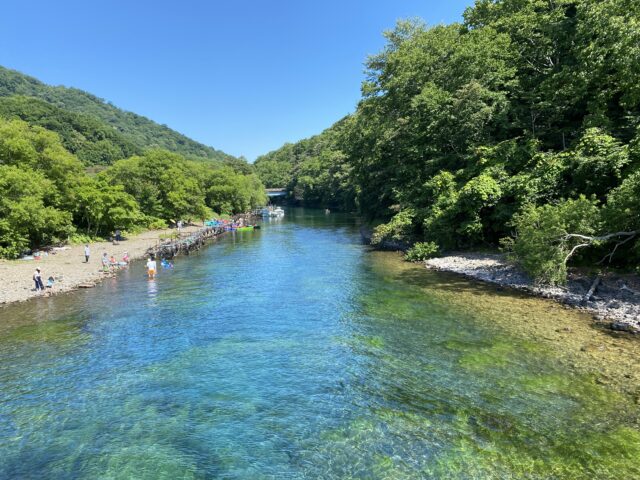 北海道　夏場　渓流釣り