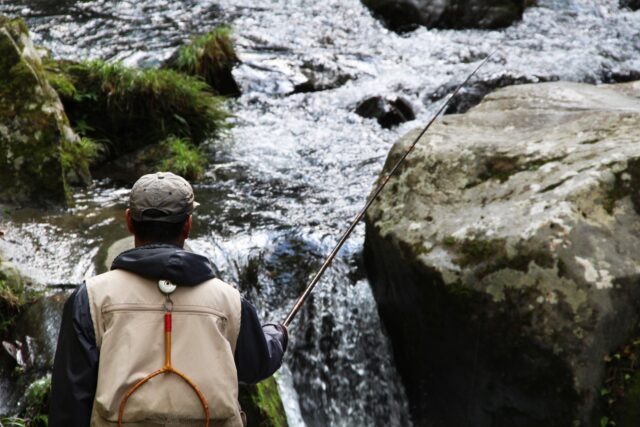 北海道　渓流釣り