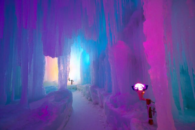 北海道　層雲峡氷瀑まつり