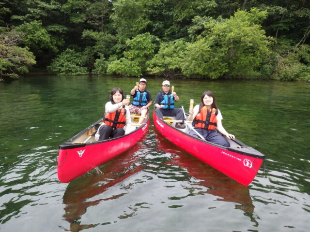 洞爺湖　ファミリーカヌー