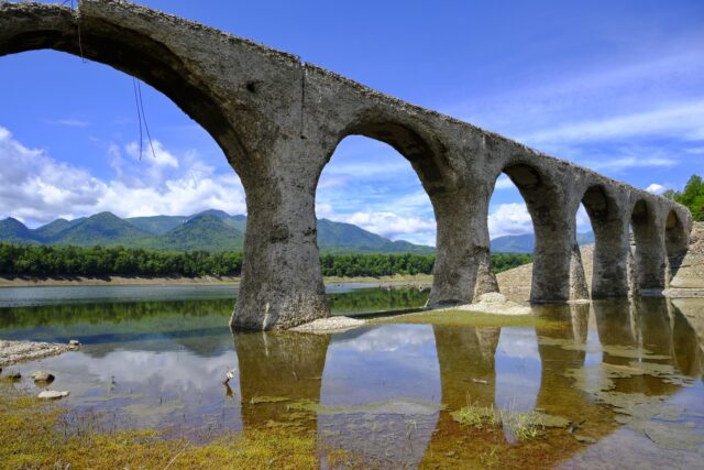 糠平湖・タウシュベツ川橋梁
