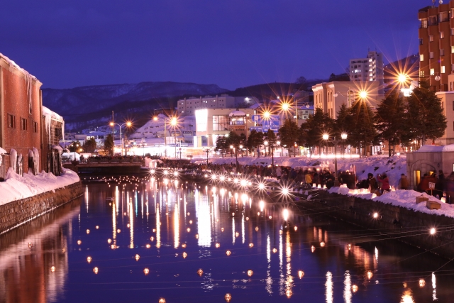 小樽運河 夜景