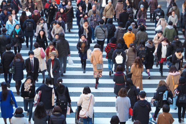 人混み　混雑